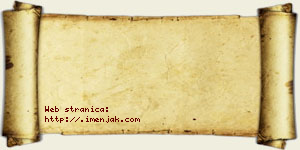 Kristina Stojaković vizit kartica